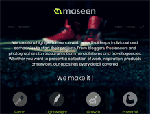 Tablet Screenshot of maseen.com